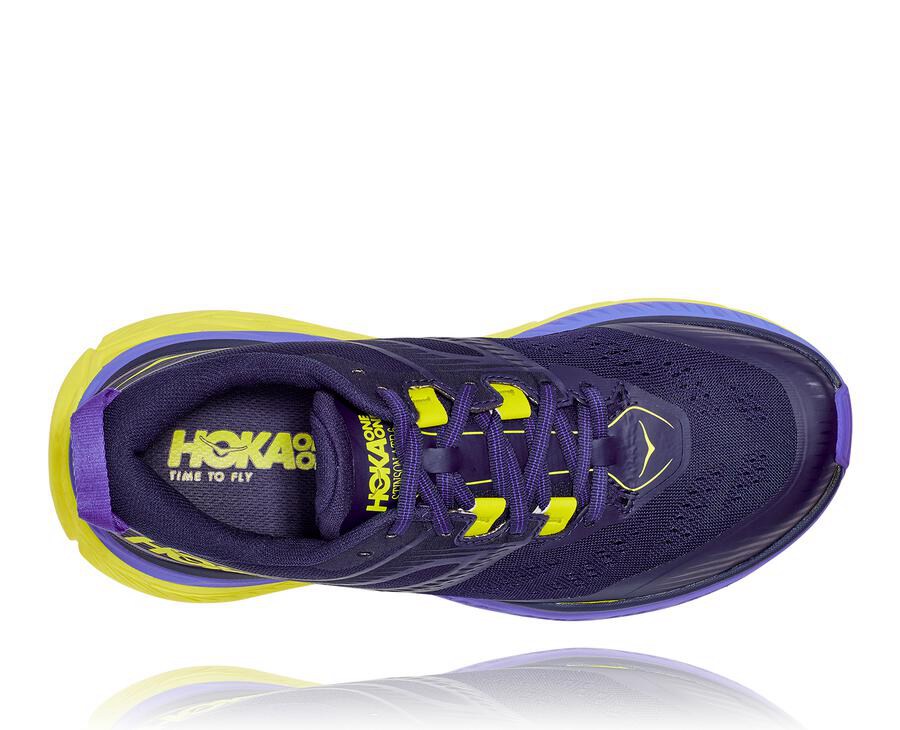 Hoka One One Trailove Tenisky Panske Modre/Zelene - Stinson Atr 6 - 90714-YSDO